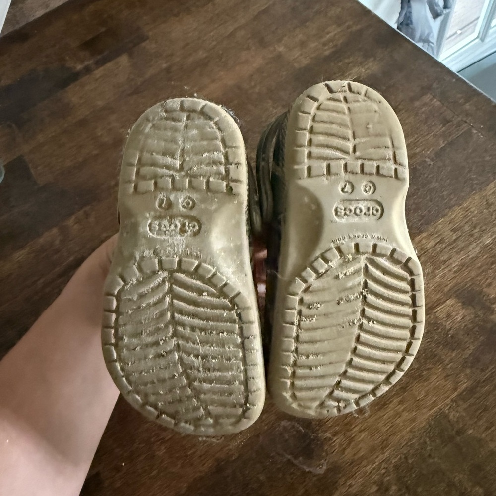 CROCS Tan Sandals Comfortable Durable Design